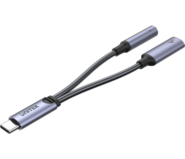 Unitek Adapter USB-C - minijack 3.5mm, USB-C 60W - 1062633 - zdjęcie 2